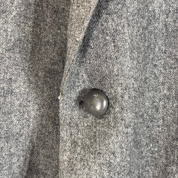 IMPERIAL BY HAGGAR Men's Heathered Gray One-Button Wool Sport Coat SZ 42L - Picture 5 of 13